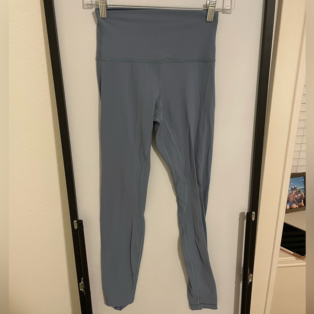 Lululemon Align High-Rise 28” leggings turquoise/green/blue color